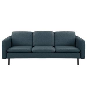 Sofa La Motte (3-Sitzer) Webstoff - Webstoff Sogol: Dunkelblau