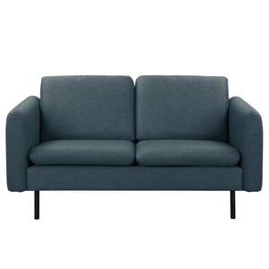 Sofa La Motte (2-Sitzer) Webstoff - Webstoff Sogol: Dunkelblau