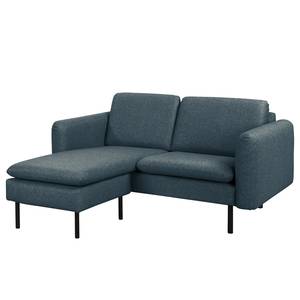 Ecksofa La Motte Webstoff - Webstoff Sogol: Dunkelblau - Breite: 160 cm