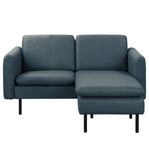 Ecksofa La Motte Webstoff - Webstoff Sogol: Dunkelblau - Breite: 160 cm