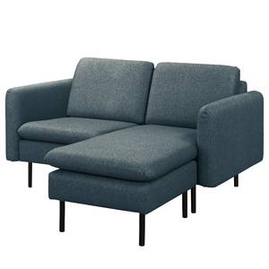 Ecksofa La Motte Webstoff - Webstoff Sogol: Dunkelblau - Breite: 160 cm