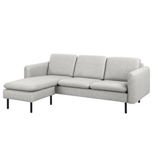 Ecksofa La Motte Webstoff - Webstoff Sogol: Hellgrau - Breite: 224 cm