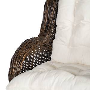 Relaxfauteuil Bedous geweven stof/rotan