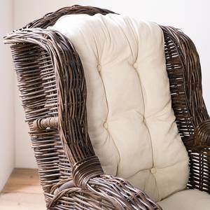 Relaxfauteuil Bedous geweven stof/rotan