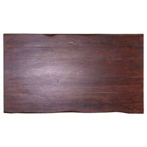 Table Balleroy Acacia massif / Fer - Largeur : 160 cm