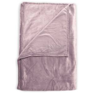 Plaid Cara Polyester Fleece - Rosa