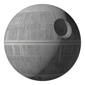 Vlies-fotobehang Star WarsDeath Star XXL vlies - zwart/grijs