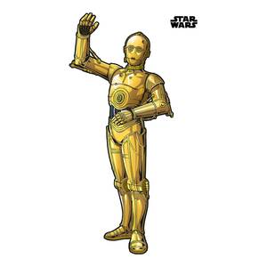 Vlies-fotobehang Star Wars C-3PO XXL vlies - goudkleurig