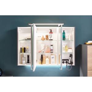 Spiegelschrank 3400 Inklusive Beleuchtung - Weiß - Breite: 100 cm