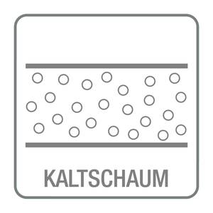 Relaxliege Kasson Webstoff - Webstoff Urda: Taubengrau - Silber
