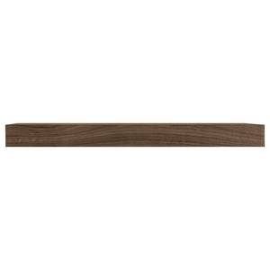 Wandplank Balda fineerlaag van echt hout - Walnoothouten - Breedte: 60 cm