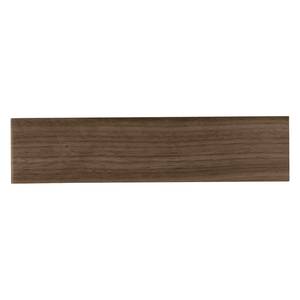 Wandplank Balda fineerlaag van echt hout - Walnoothouten - Breedte: 60 cm