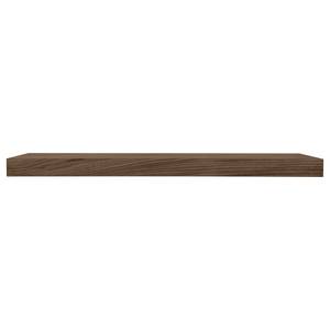 Wandplank Balda fineerlaag van echt hout - Walnoothouten - Breedte: 90 cm