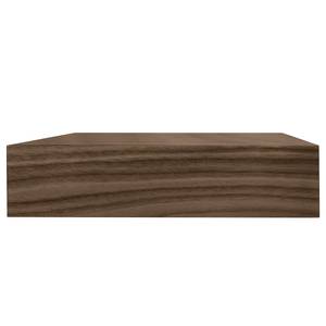 Wandplank Balda fineerlaag van echt hout - Walnoothouten - Breedte: 90 cm
