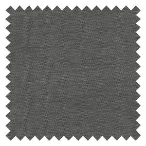 Panca imbottita Koro I Tessuto liscio / Ferro - Color antracite - Larghezza: 190 cm