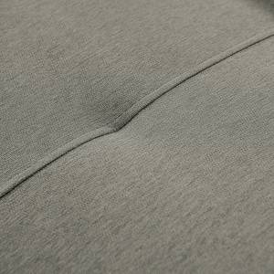 Panca imbottita Koro II Tessuto liscio / Ferro - Color grigio pallido - Larghezza: 170 cm