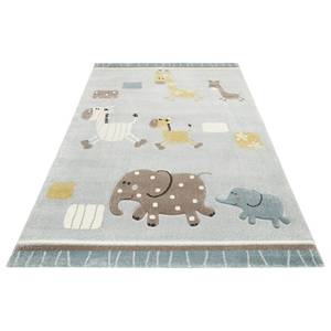 Tapis enfant Lucky Zoo 2.0 Bleu - 160 x 225 cm