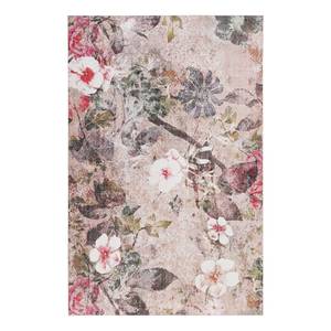 Laagpolig vloerkleed Lifetime polyester - roze - 60 x 100 cm