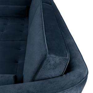Sofa Vieux Lyon (2,5-Sitzer) Microfasser - Microfaser Panja: Blau
