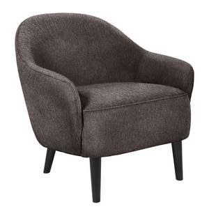 Fauteuil Viggianello Tissu - Tissu Nona: Gris foncé