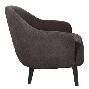 Fauteuil Viggianello Tissu - Tissu Nona: Gris foncé