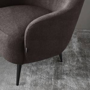 Fauteuil Viggianello Tissu - Tissu Nona: Gris foncé