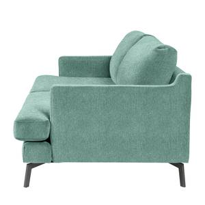 Sofa Vieux Bourg (3-Sitzer) Webstoff - Flachgewebe Nona: Blau