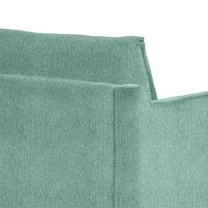 Sofa Vieux Bourg (3-Sitzer) Webstoff - Flachgewebe Nona: Blau