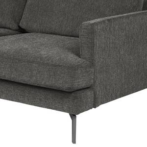 Sofa Vieux Bourg (2,5-Sitzer) Webstoff - Flachgewebe Nona: Anthrazit