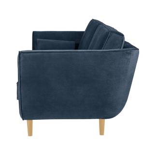 Sofa Vieux Lyon (3-Sitzer) Microfasser - Microfaser Panja: Blau