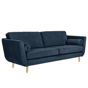 Sofa Vieux Lyon (3-Sitzer) Microfasser - Microfaser Panja: Blau