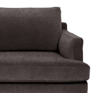 Sofa Vieux Bourg (3-Sitzer) Webstoff - Flachgewebe Nona: Dunkelgrau