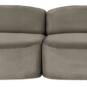 Canapé d’angle Vieux Colpo Tissage à plat - Tissu Meave: Gris minéral - Accoudoir monté à gauche (vu de face)