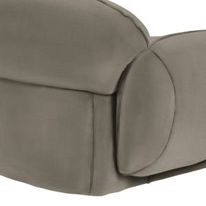 Canapé d’angle Vieux Colpo Tissage à plat - Tissu Meave: Gris minéral - Méridienne courte à gauche (vue de face)