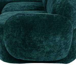 Ecksofa Vieux Colpo Microfaser - Microfaser Alana: Petrol - Breite: 344 cm - Longchair davorstehend links