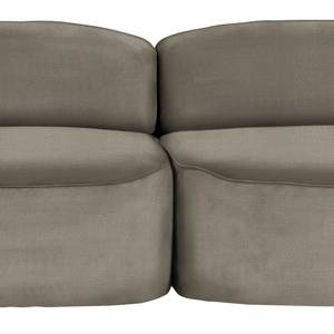 Canapé d’angle Vieux Colpo Tissage à plat - Tissu Meave: Gris minéral - Accoudoir monté à droite (vu de face)