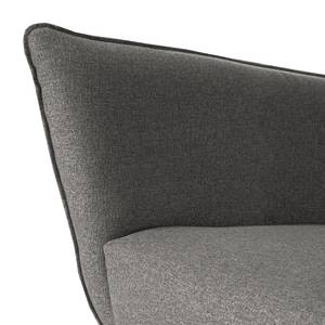 Fauteuil Caleta Tissu - Tissu Sogol: Gris foncé - Sans repose-pieds