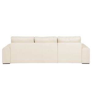 Ecksofa Gurabo Webstoff Sogol: Creme - Longchair davorstehend links