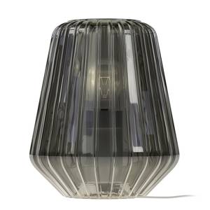 Tafellamp Loviisa rookglas/ijzer - 1 lichtbron - Rookgrijs