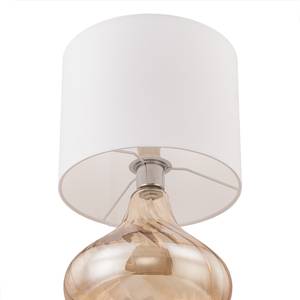 Lampe Salo IV Coton / verre - 1 ampoule - Ambre jaune