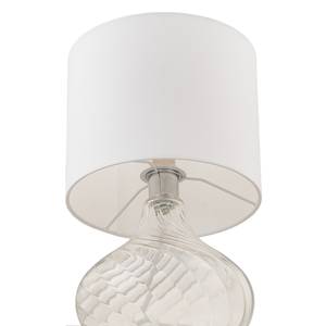 Lampe Salo IV Coton / verre transparent - 1 ampoule - Translucide