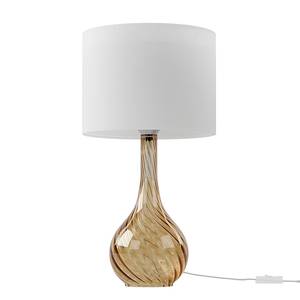 Lampe Salo V Coton / verre - 1 ampoule