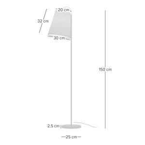 Lampadaire Tuusula Coton / Fer - 1 ampoule