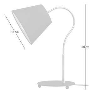 Tafellamp Tuusula katoen/ijzer - 1 lichtbron
