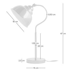 Lampada da tavolo Karasjok Ferro - 1 punto luce - Ottone
