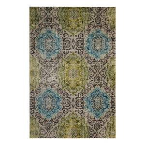 Tapis Vistoso Coton / Polyester - Vert / Turquoise - 200 x 300 cm