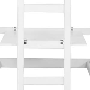 Etagenbett mit Tisch Hoppekids Basic Weiß - Massivholz - 208 x 170 x 102 cm