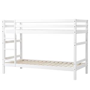 Lits superposés Hoppekids Basic I Blanc - Bois massif - 208 x 145 x 101 cm