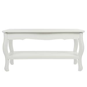 Table basse Larchamp Sapin massif - Blanc