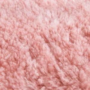 Shaggy Lambskin II Polyester - Rosa - Durchmesser: 80 cm